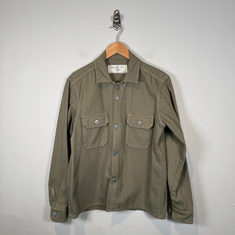 RGT‎ Rogue Territory Garment Dyed Infantry Olive Green Shirt Chore Size Small?